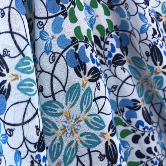 MAX STUDIO Batwing kimono floral scarf print  top size S - Picture 8 of 13